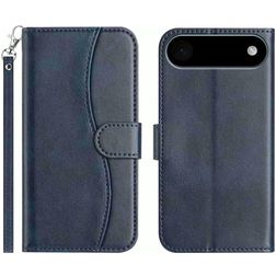 Mobigear S Line iPhone Air Klapphülle Portemonnaie - Marineblau