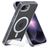 Mobiparts Hardcover Durchsichtig iPhone 16e MagSafe Hülle Hardcase Backcover mit Ständer - Transparent