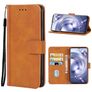 Mobigear Wallet Vivo X80 Pro Hülle Klapphülle Geldbörse - Braun