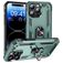 Mobigear Armor Ring iPhone 16 Pro Max Hülle Hardcase Backcover Stoßfest mit Ringhalter - Grün