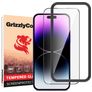 GrizzlyCoat Easy Fit iPhone 14 Pro Panzerglas Gehärtetes Glas Displayschutz - Hüllenfreundlich + Applikator