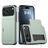 Mobigear Card iPhone 18 Pro Hardcase Backcover Shockproof mit Kartenfach - Dark Green