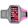 Mobigear Easy Fit Handyhalterung Joggen Samsung Galaxy M12 Sporthülle Neopren Sportarmband - Pink