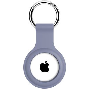Xccess Keychain Apple AirTag Hülle Flexibles Silikon Schlüsselanhänger - Lavender