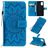 Mobigear Sunflower Samsung Galaxy S20 Plus Hülle Klapphülle Geldbörse - Blau