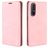Mobigear Retro Slim OPPO Reno 3 Pro Hülle Klapphülle Geldbörse - Pink