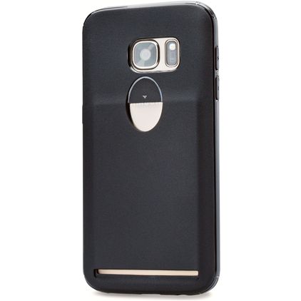 Xccess Matt Card Samsung Galaxy S7 TPU (flexibel) Backcover - Schwarz