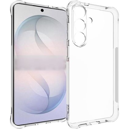 Mobigear Cushion Durchsichtig Samsung Galaxy S26 FE Hülle Flexibles TPU Backcover - Transparent