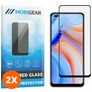 Mobigear Premium OPPO Reno 4 5G Panzerglas Gehärtetes Glas Displayschutz - Hüllenfreundlich - Schwarz (2er Pack)