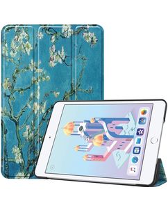 Mobigear Tri-Fold iPad Mini 5 (2019) Hülle Klapphülle - Mandelblüten