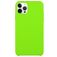 Mobigear Rubber Touch iPhone 15 Pro Silikon Hülle Backcover - Limette