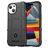 Mobigear Rugged Shield iPhone 15 Hülle Flexibles TPU Backcover Stoßfest - Schwarz