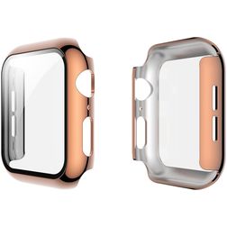 Mobigear Electroplated Hard Plastic Case Rose Gold Apple Watch 40mm