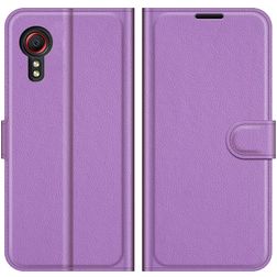 Mobigear Classic Samsung Galaxy Xcover 5 Hülle Klapphülle Geldbörse - Lila