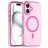 Mobigear Shockproof iPhone 16 Plus MagSafe Hülle Flexibles TPU Backcover - Pink