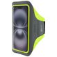 Mobiparts Comfort Fit Handyhalterung Joggen iPhone 16 Sporthülle Neopren Sportarmband - Neon Green