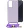 Mobilize Lanyard Gelly Samsung Galaxy A35 Flexibles TPU Handykette - Pastel Purple