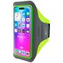 Mobiparts Comfort Fit Handyhalterung Joggen iPhone 17 Sporthülle Neopren Sportarmband - Grün