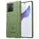 Mobigear Rugged Shield Motorola Edge 30 Ultra Hülle Flexibles TPU Backcover Stoßfest - Grün