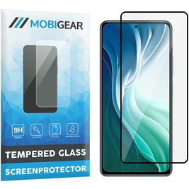 Mobigear Premium Xiaomi Mi 11i Panzerglas Gehärtetes Glas Displayschutz - Hüllenfreundlich - Schwarz