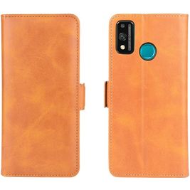 Mobigear Slim Magnet HONOR 9X Lite Hülle Klapphülle Geldbörse - Cognac
