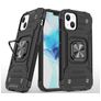 Mobigear Armor Ring iPhone 13 Pro Max Hülle Hardcase Backcover Stoßfest mit Ringhalter - Schwarz
