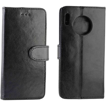 Mobigear Wallet Huawei Mate 30 Hülle Klapphülle Geldbörse - Schwarz