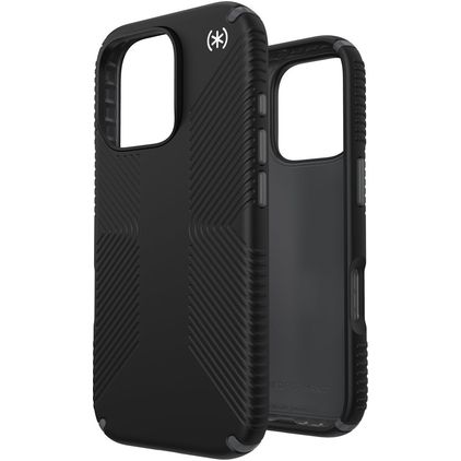 Speck Presidio2 Grip iPhone 16 Pro Hardcase Backcover Shockproof - Schwarz