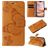 Mobigear Butterfly iPhone 16 Plus Hülle Klapphülle Geldbörse - Cognac