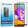 Mobigear Premium Samsung Galaxy M22 Panzerglas Gehärtetes Glas Displayschutz - Hüllenfreundlich - Schwarz