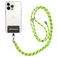 Mobigear Lanyard Universal-Handykette einstellbar - Schwarz / Grün