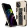 Mobigear Armor Stand iPhone 12 Pro Max Hülle Hardcase Backcover Stoßfest mit Ständer - Gold