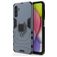 Mobigear Armor Ring Samsung Galaxy A13 5G Hülle Hardcase Backcover Stoßfest mit Ringhalter - Blau