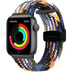 Mobigear Braided Mag Nylon Apple Watch Armband Magnetverschluss - 42/41/40/38 mm
