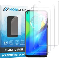 Mobigear Motorola Moto G8 Power Displayschutz Schutzfolie - Hüllenfreundlich (3er Pack)