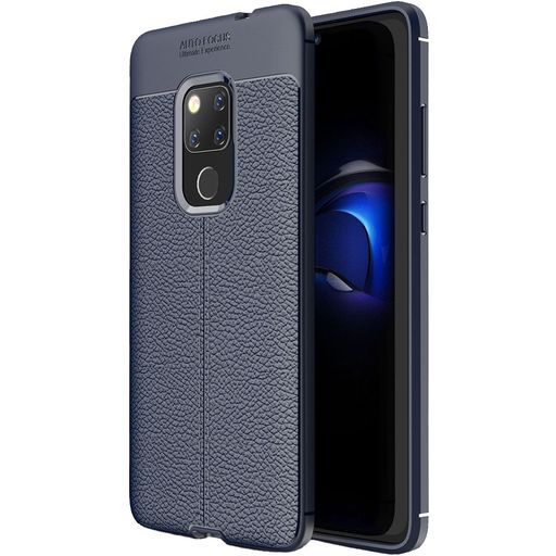 Mobigear Luxury Huawei Mate 20 Hülle Flexibles TPU Backcover - Marineblau