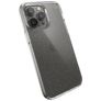 Speck Presidio Perfect Clear Glitter iPhone 14 Pro Max Hülle Hardcase Backcover Stoßfest - Transparent / Gold