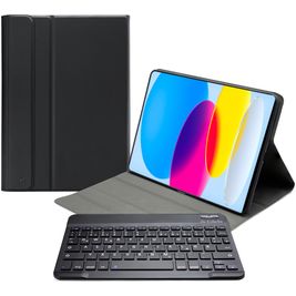 Mobilize Detachable Bluetooth Keyboard iPad 10 (2022) Hülle QWERTZ Bluetooth Tastatur Klapphülle - Schwarz