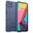 Mobigear Rugged Shield Samsung Galaxy M53 Hülle Flexibles TPU Backcover Stoßfest - Blau