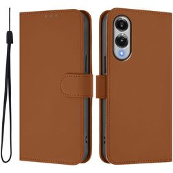 Mobigear Urban Wallet Samsung Galaxy S25 Edge Hülle Klapphülle Geldbörse - Braun