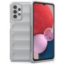 Mobigear Bumpy Samsung Galaxy A13 4G Hülle Flexibles TPU Backcover - Grau