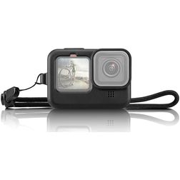 Mobigear Classic GoPro Hero 9 Hülle Flexibles Silikon - Schwarz