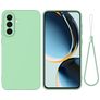 Mobigear Rubber Touch Samsung Galaxy A56 Silikon Hülle Backcover - Grün