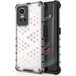 Mobigear Honeycomb Realme GT Neo 3 Hülle Hardcase Backcover Stoßfest - Weiß