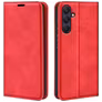Mobigear Retro Slim Samsung Galaxy A26 Hülle Klapphülle Geldbörse - Rot