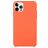 Mobigear Rubber Touch iPhone 15 Pro Silikon Hülle Backcover - Orange