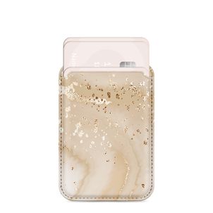 MIO Kartenetui - 3 Karten - MagSafe Kompatibel - Gold Marble