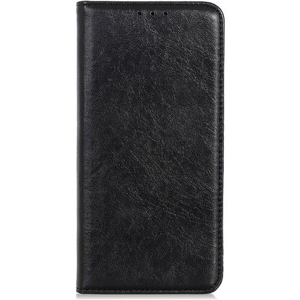 Mobigear Classic Elegance Motorola Moto G60s Hülle Klapphülle Geldbörse - Schwarz