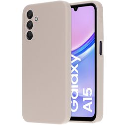 Mobiparts Samsung Galaxy A15 Silikon Hülle Backcover - Soft Salmon