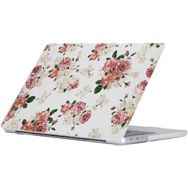 Mobigear Design MacBook Air 15 Zoll (2023-2025) Hardcase Hülle MacBook Case - Flowers - Model A2941 / A3114 / A3241
